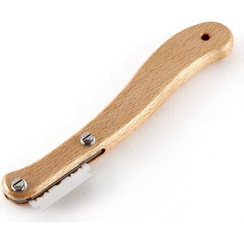 Multipurpose Bread Slicing Knifes Curved Knife Western Style Kitchen Supplies 2Colors Beech Handle for Baguette Cutting