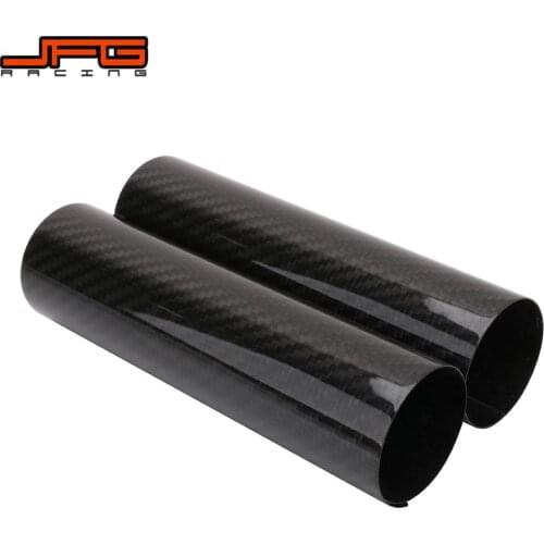Motorcycle 150-250MM Carbon Fiber Adjustable Front Fork Shock Guard Protector For KTM EXC SX SXF XC XCF XCW 125 250 350 450 530