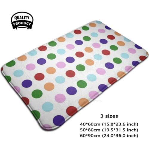MoroboshiS Dots Soft House Family Anti-Slip Mat Rug Carpet Idolmaster Imas Polka Dot Idol Master Idol