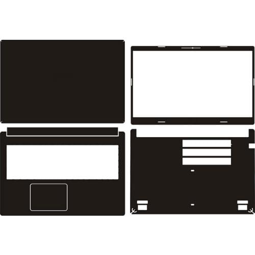 Laptop Sticker Skin Decals Carbon fiber Cover Protector for Acer A315-55G 15.6"