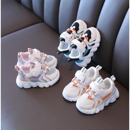 2021 Spring New Boys Girls Casual shoes baby soft-soled toddler shoes sport shoes Non-slip Toddler Running Shoes kids shoes