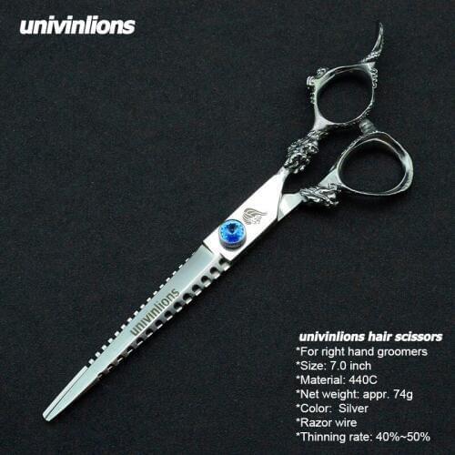 7" dragon trimming dog grooming scissors animal clippers pet shears rotary clipper flying shears dog hair scissors pet groomer