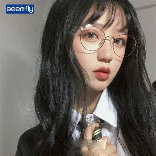 Seemfly Fashion Cat Ear Reading Glasses Vintage Clear Lens Presbyopia Eyeglasses Metal Eyewear For Women&Men Diopters 0 to +4.0