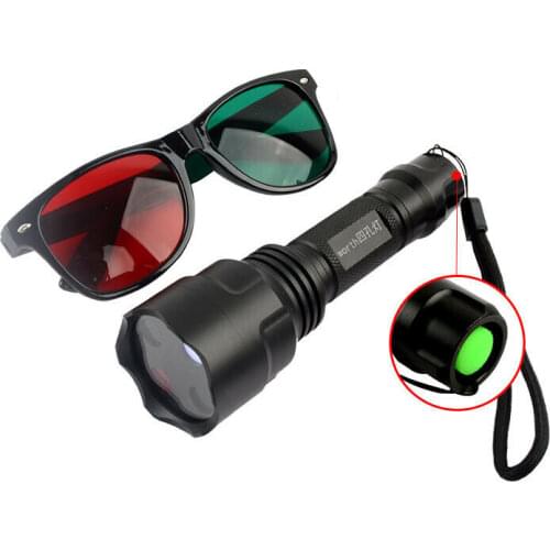 Optometry Tool Portable 4 Dot Lamp Four-hole Lamp Optometry Flashlight with Red and Green Glasses Torch Optometry Equipment