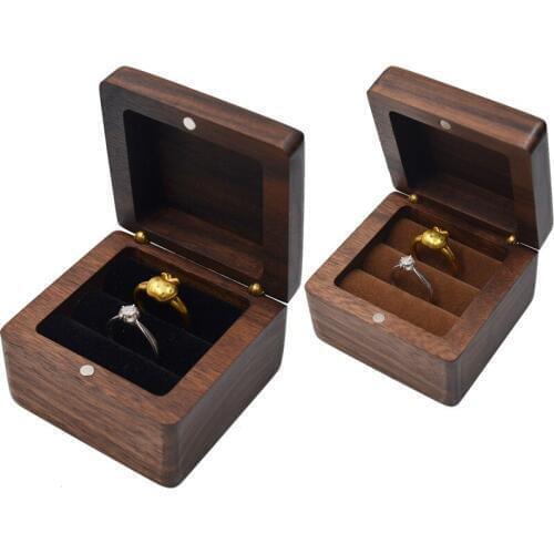Portable mini wood Wooden Jewellry Display Box travel tools Packing Case Earring Ring Necklace Organizer Women Girlfriend Gift