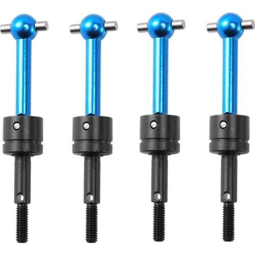 4 Pcs Metal Universal Drive Shaft CVD 53792 for Tamiya TT-01 TT01 TT-02 TT02 TA04 1/10 RC Car Upgrade Parts