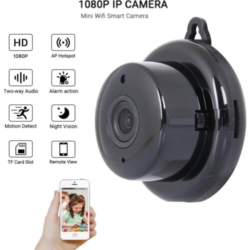 V380 Mini Wifi IP Camera HD 1080P Wireless Indoor Camera Nightvision Two Way Audio Motion Detection Baby Monitor Security Camera