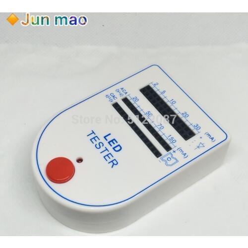 1PCS Mini Light-emitting Diode LED Tester Test Box Portable Bulb Lamp 9V 2~150mA New Current Brightness Tester