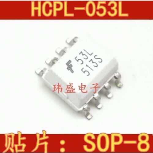 10pcs HCPL-053L 53L SOP8 HCPL053LR2M