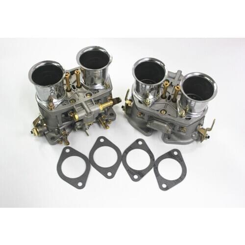 2pcs/lot New 48 Idf 48idf Carburettor Carby Oem Carburetor + Air Horns Replacement For Solex Dellorto Weber Empi