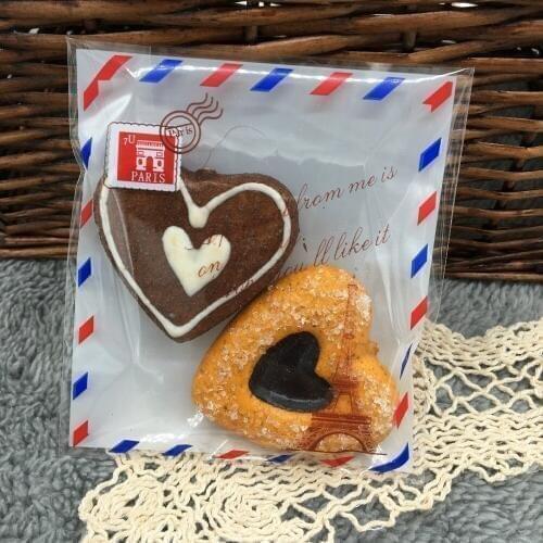 50pcs/lot OPP gift bags for cookies transparent cake pastry packaging bag 10*10 cm baking tools