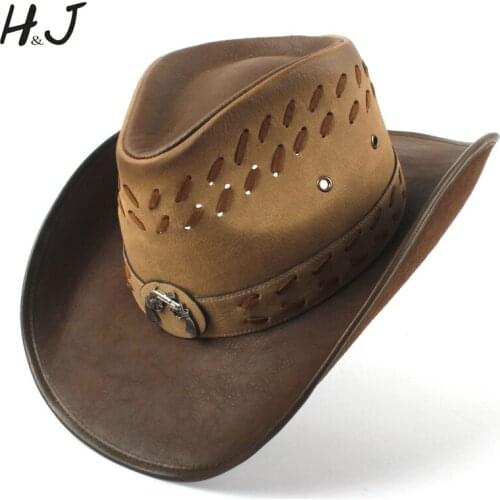9 style Women Men Western Cowboy Hat For Dad Gentleman Lady ombrero Hombre Jazz Caps