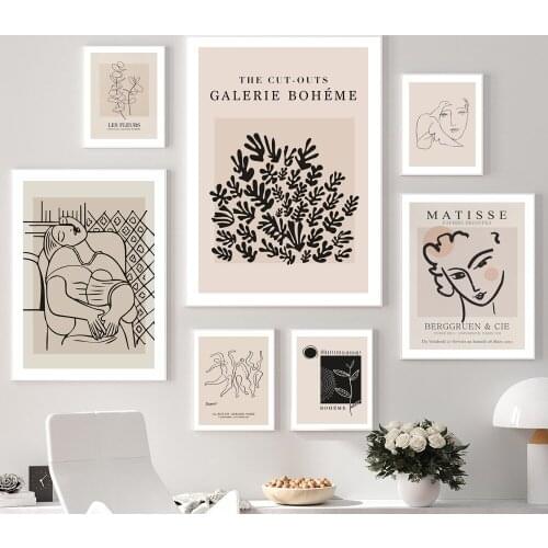 Henri Matisse Tree Girl Picasso Boho Abstract Posters And Prints Wall Art Canvas Painting Wall Pictures For Living Room Decor