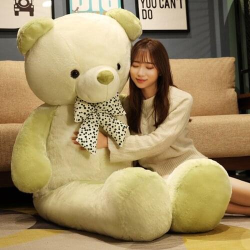 Large Teddy Bear Plush Toy Stuffed Animal Cute Plus Bear with 3 Colors Big Pillow Cushion for Girl Kids Birthday Gift