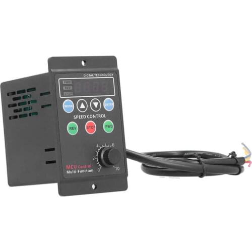 AC 220V 300W Motor Speed Controller Digital Display Single Phase Gear Reduction Motor Governor CW/CCW Speed Pinpoint Regulator