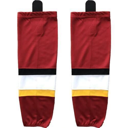 COLDINDOOR 100% Polyester accept custom ice Hockey Socks Cheap Shin Guards XW017