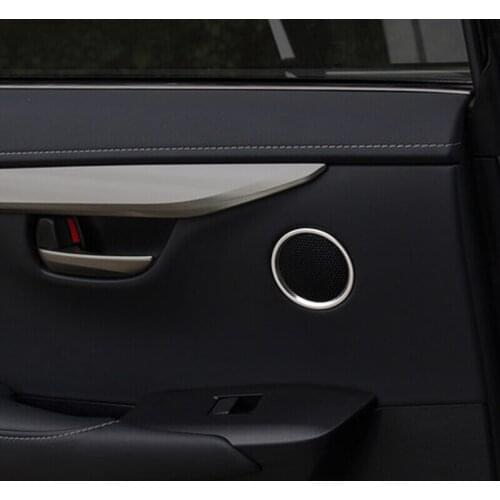 For Lexus NX 200 Accessories 2015 2016 Car-Styling ABS Chrome Car Audio Decorative Strips cover trim