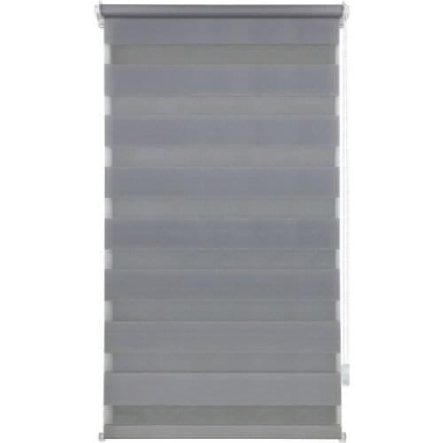 Day and Night Zebra Roller Blind Double Translucent or Blackout Vision Curtains for Window and Door with Install