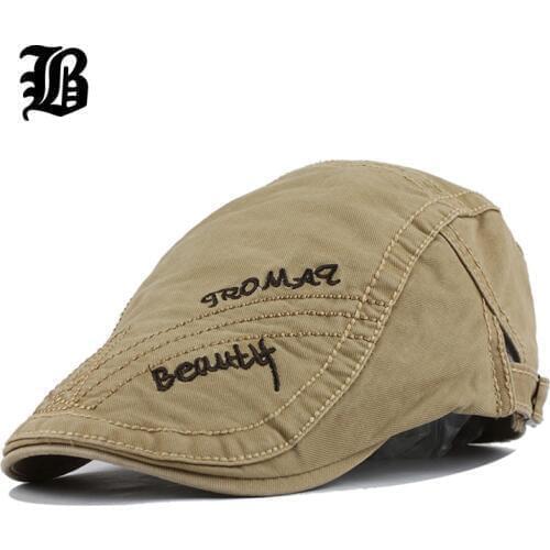 [FLB] Fashion Beret hat casquette cap Cotton Hats for Men and Women Visors Sun hat Gorras Berets Planas Flat Caps Adjustable