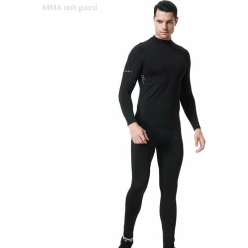 Mens Compression Underwear Set Thermal Skin Winter Long Johns Track Suits Men Set Thermal Underwear Rashgard MMA Jogging Suit