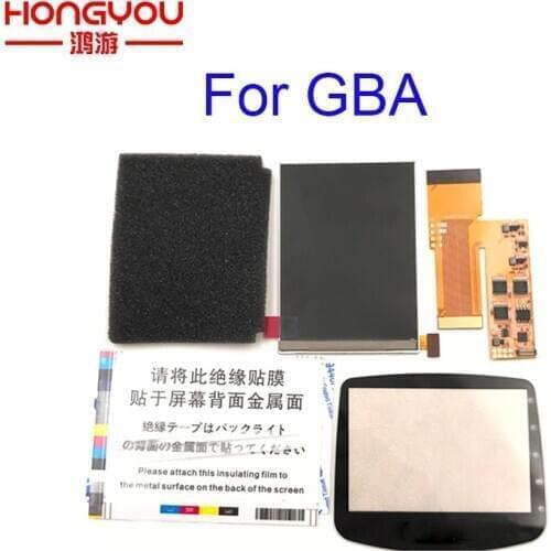 IPS V2 LCD Screen Kits for GBA Backlight LCD V2 Screen 10 Levels High Brightness For GBA Console