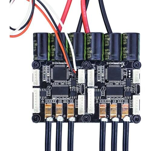 Dual FSESC6.6 Plus based on VESC6 Electric Long Board Speed Controller 100A 12s Skateboard ESC FLIPSKY with Anti-spark Switch