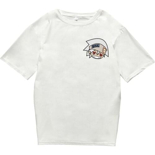 Streetwear Summer Cartoon Japanese Anime T-shirt Short Sleeve Man and Woman Couple Wear Harajuku Cool