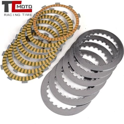 Clutch Friction Plates Kit for Honda VT600C Shadow VLX VT600 NV600 XL600V Transalp CB500R CBF500 CBR400RR MC29 CB 500R CBF 500