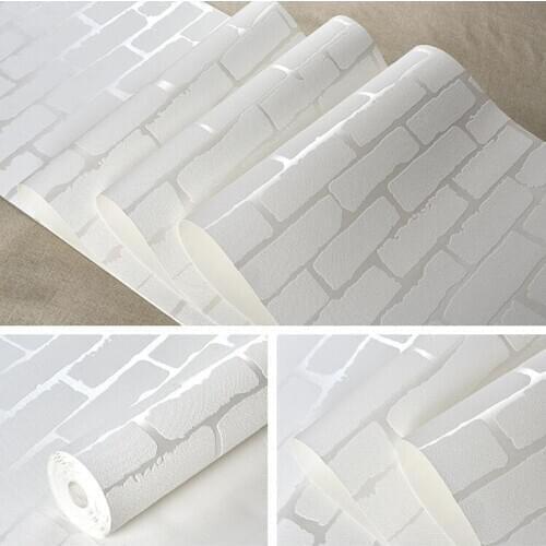 3D10M Brick pattern Non woven Wallpaper Retro self adhesive wall paper For Home Decoration Living Room Bedroom Wall Decor paper