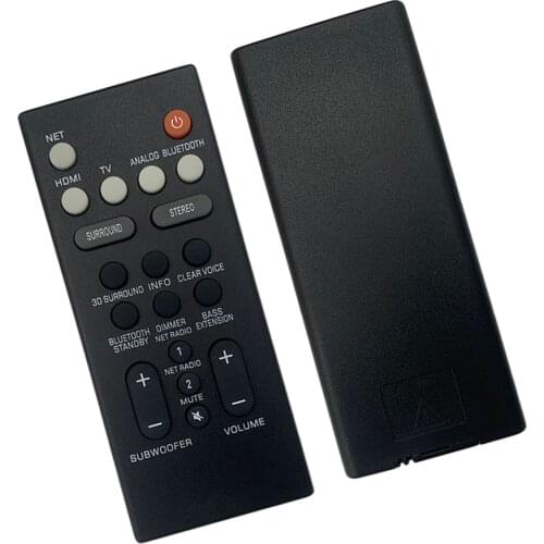 New Remote Control Fit For Yamaha YAS-107 YAS-108 YAS-207 ATS-1070 YAS-106BL YAS-107BL YAS-207BL Sound Bar System