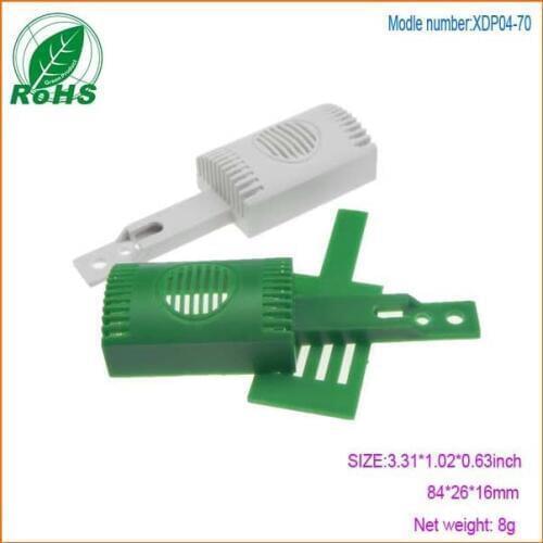 XDP04-70 5pcs) Plastic project case humidity sensor housing plastic box 84*26*16mm green color