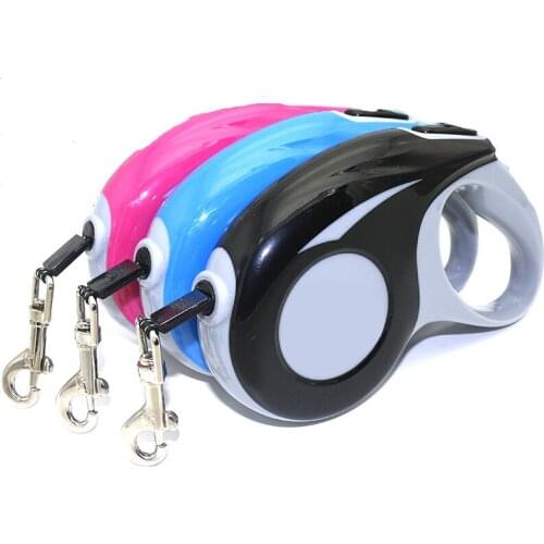 Durable Leash Automatic Retractable Nylon Cat Lead Extension Puppy Walking Running Lead Roulette For Dogs