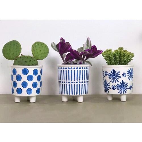 Nordic Creative Art Mini Vase Flower Pot Garden Storage Succulents Plant Pot Micro Landscape Decor Home Decoration Decor Loft