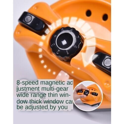 Glass Cleaner Three-layer Double-layer Hollow Window Cleaner Strong Magnetic Household Double-sided Wipe High-level Brush