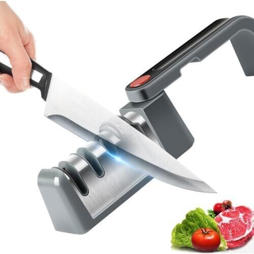 360° Handle Rotation Knife Sharpener Household Foldable Knife Scissors Sharpening Non-slip Base Sharpeners Kitchen Tools