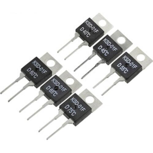 0C 5 10 15 20 25 35 DegC NC Normally Closed NO Normally Open 1.5A Thermal Switch Temperature Sensor Thermostat KSD-01F JUC-31F