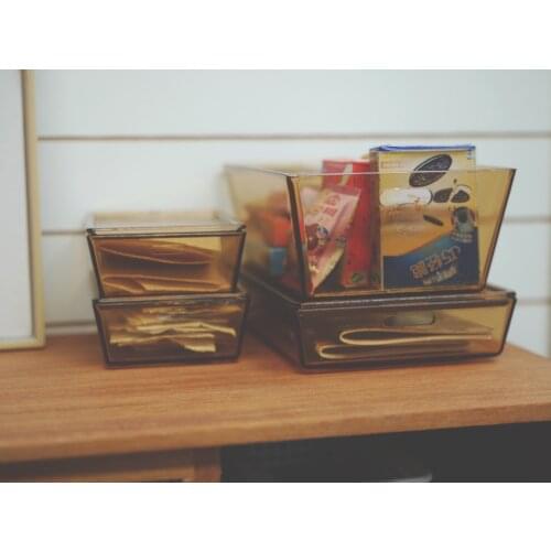 1:6 and 1:12 Mini Model doll house Box with lid/ storage box/containing case 4-piece set