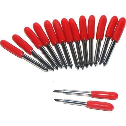 15pcs Tungsten Carbide Vinyl Cutting Plotter Blades Mayitr 45 Degree Printing Blade For Roland Cutter