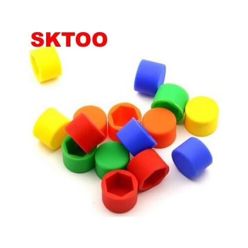 20pcs 19MM Car Wheel Tire Screw Cap Protective Cover Decorative Cover Silicone Nuts Cap Decorative Cover Screw Antirust Cover