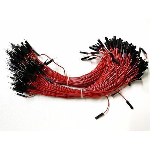 200PCS 20cm RED 1p 1p Male to Female jumper wire Dupont cable red used for circuit experiment