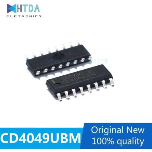 10pcs/lot CD4049 CD4049BM CD4049UBM SOP16