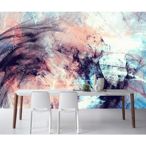 3D abstract art wallpaper, color dynamic background for the living room office background wall vinyl wallpaper papel de parede