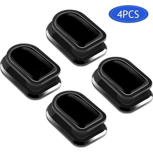 4Pcs Car Back Seat Mount Hook Hidden Car Interior Hook Adhesive Hook Holders multifunction Car Bag Auto Seat Data line Hanger