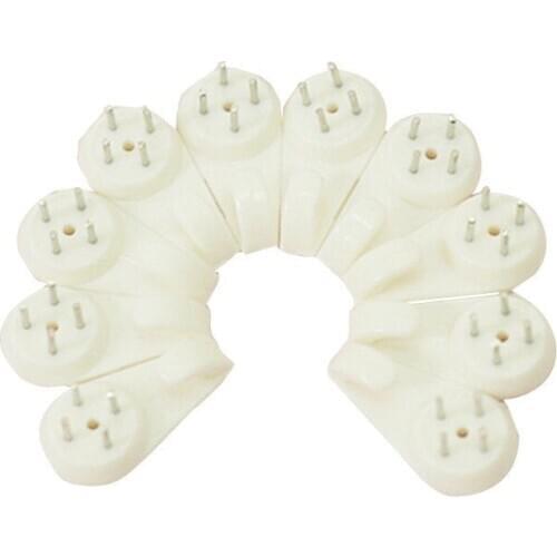 50pcs Digital Oil Painting Hooks Seamless Photo Frame Hook Picture Cross Stitch Invisible Wall Door Hook Metope Adornment Intall