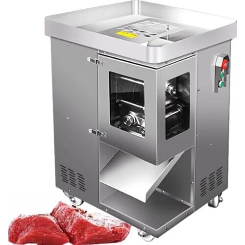 500kg/HElectric Meat Cutter Desktop Commercial Fully Automatic Shredder Slicer Dicing Machine Meat Grinder Dicing Machine