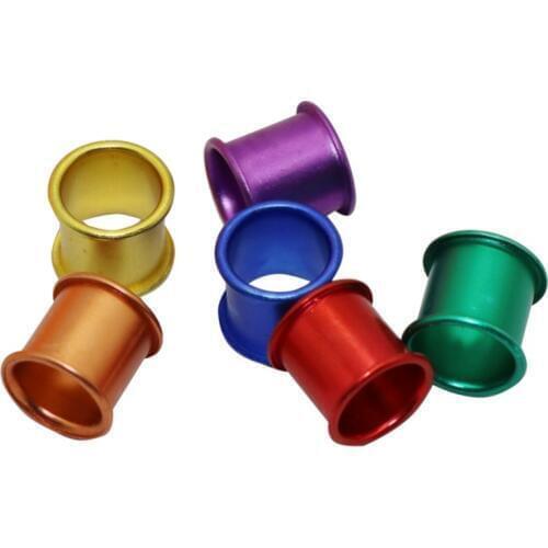 600 Pcs Pigeon Foot Ring Letter Pigeon Supplies Bird Token Ring Thickening Aluminum Ring 6 Colors Identification Ring