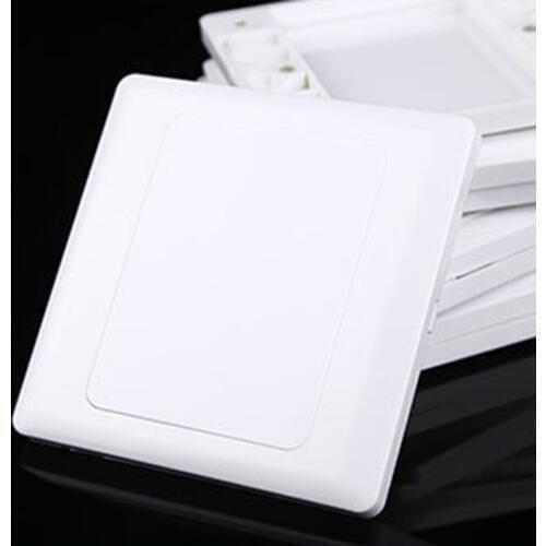 86x86mm Electric Wall Switch Socket Blank Cover Panel Whiteboard ABS Outlet Plate Bezel Tool