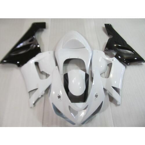 ABS Fairing kits for Kawasaki NINJA ZX 6R 2005 2006 aftermarket zx6r 05 06 white black fairings set HP22