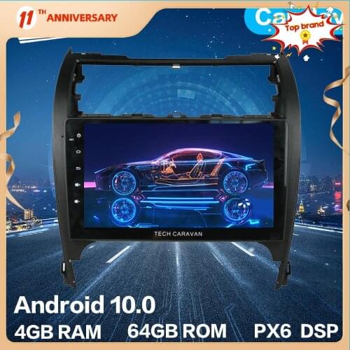Android 10 4G+64GB Car Radio Player GPS Navigation For Toyota CAMRY 2012 - 2016 Car Stereo HD Multimedia DVD Player DSP Carplay