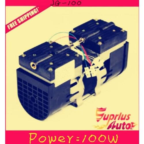 Free shipping 24L/MIN 100W 110V /220V (AC) oil free diaphragm pump 3.6 bar vacuum pump JG-100